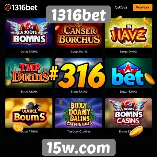 Comparativo de jogos disponíveis na plataforma 1316bet